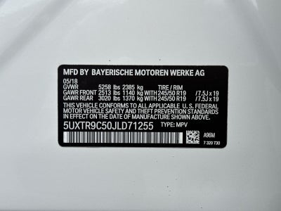 2018 BMW X3 xDrive30i