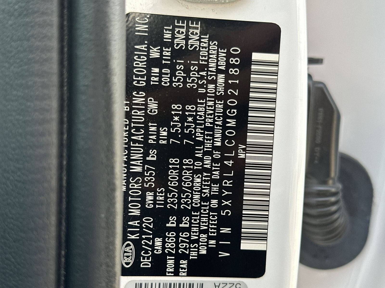 2021 Kia Sorento S