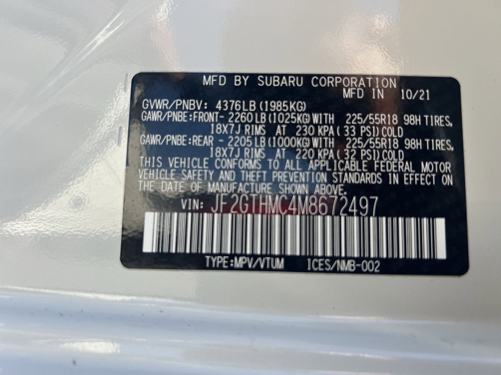 2021 Subaru Crosstrek Limited