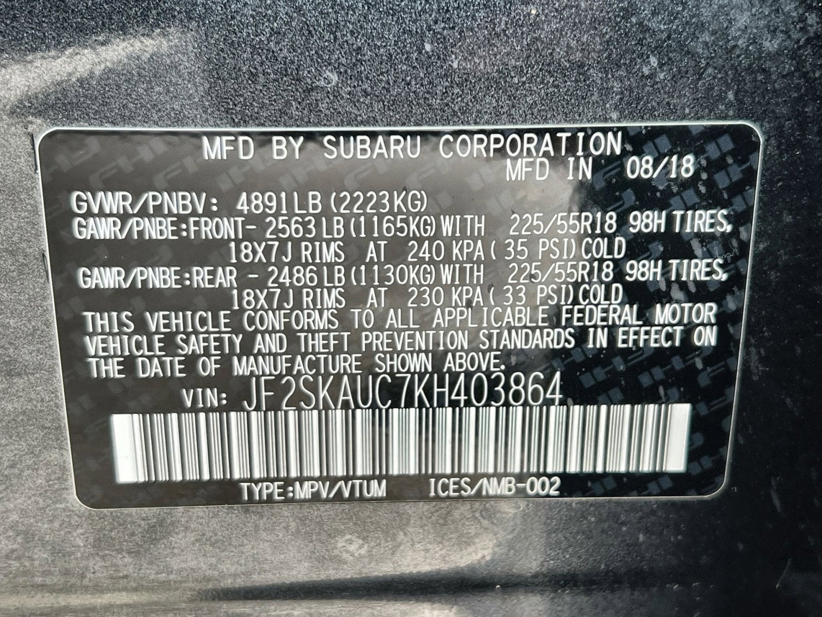2019 Subaru Forester Limited