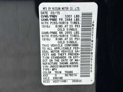 2015 INFINITI QX70 Base