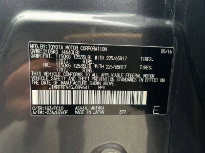 2016 Toyota RAV4 XLE