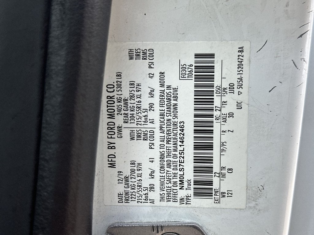 2020 Ford Transit Connect XL