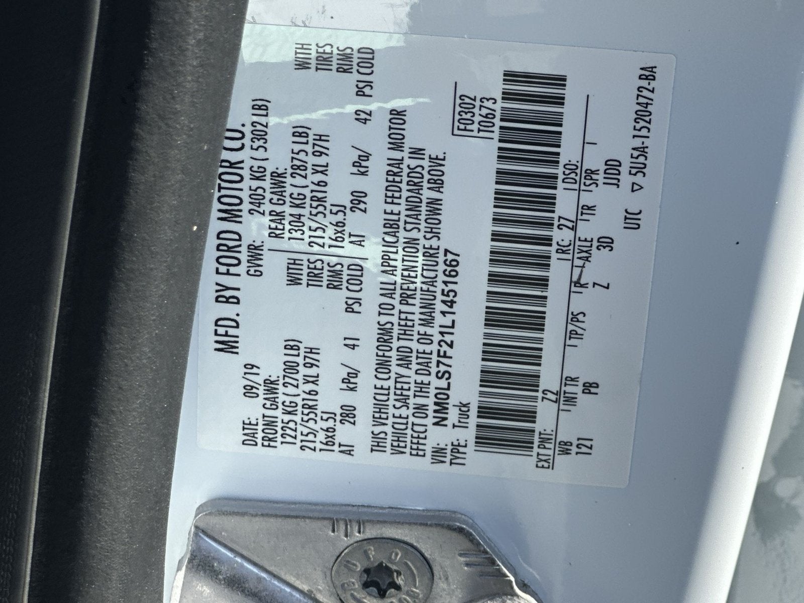 2020 Ford Transit Connect XLT