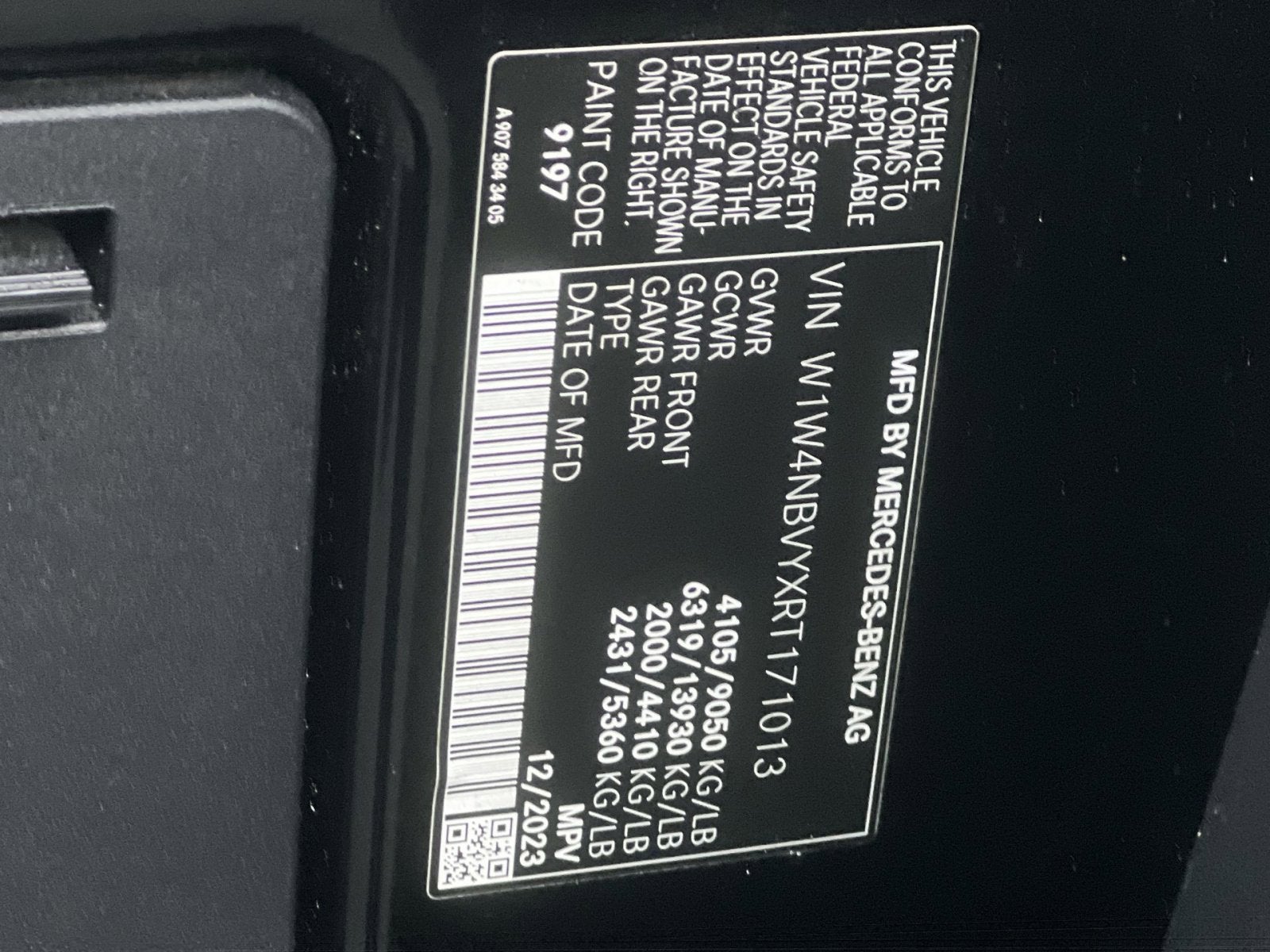 2024 Mercedes-Benz Sprinter 2500 Base