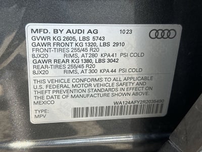 2024 Audi SQ5 Sportback Premium Plus