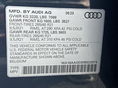 2024 Audi Q8 e-tron Prestige