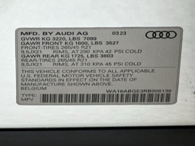 2024 Audi Q8 e-tron Prestige Launch