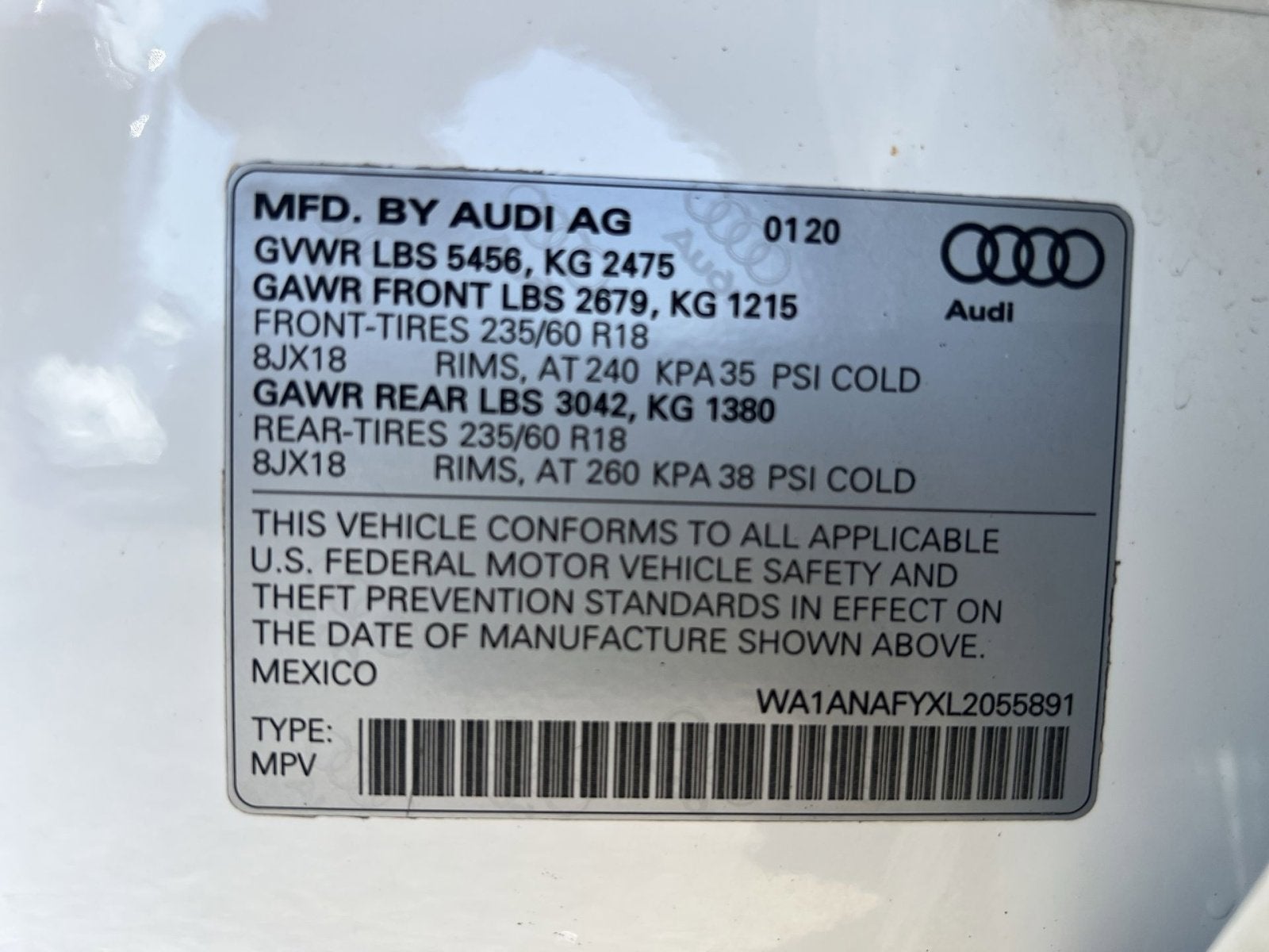2020 Audi Q5 45 Premium
