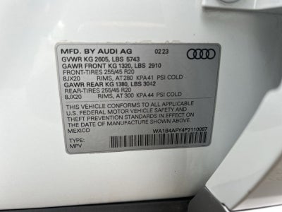 2023 Audi SQ5 Premium Plus
