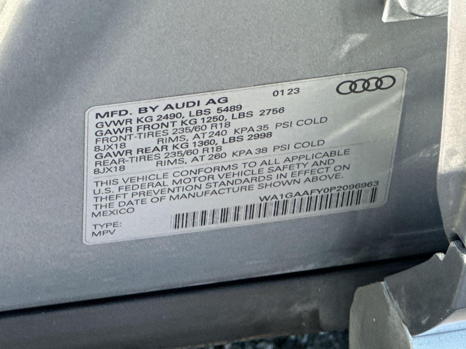 2023 Audi Q5 45 S line Premium