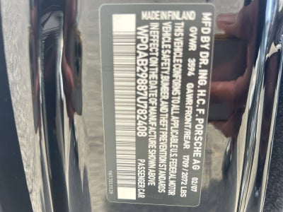 2007 Porsche Cayman S