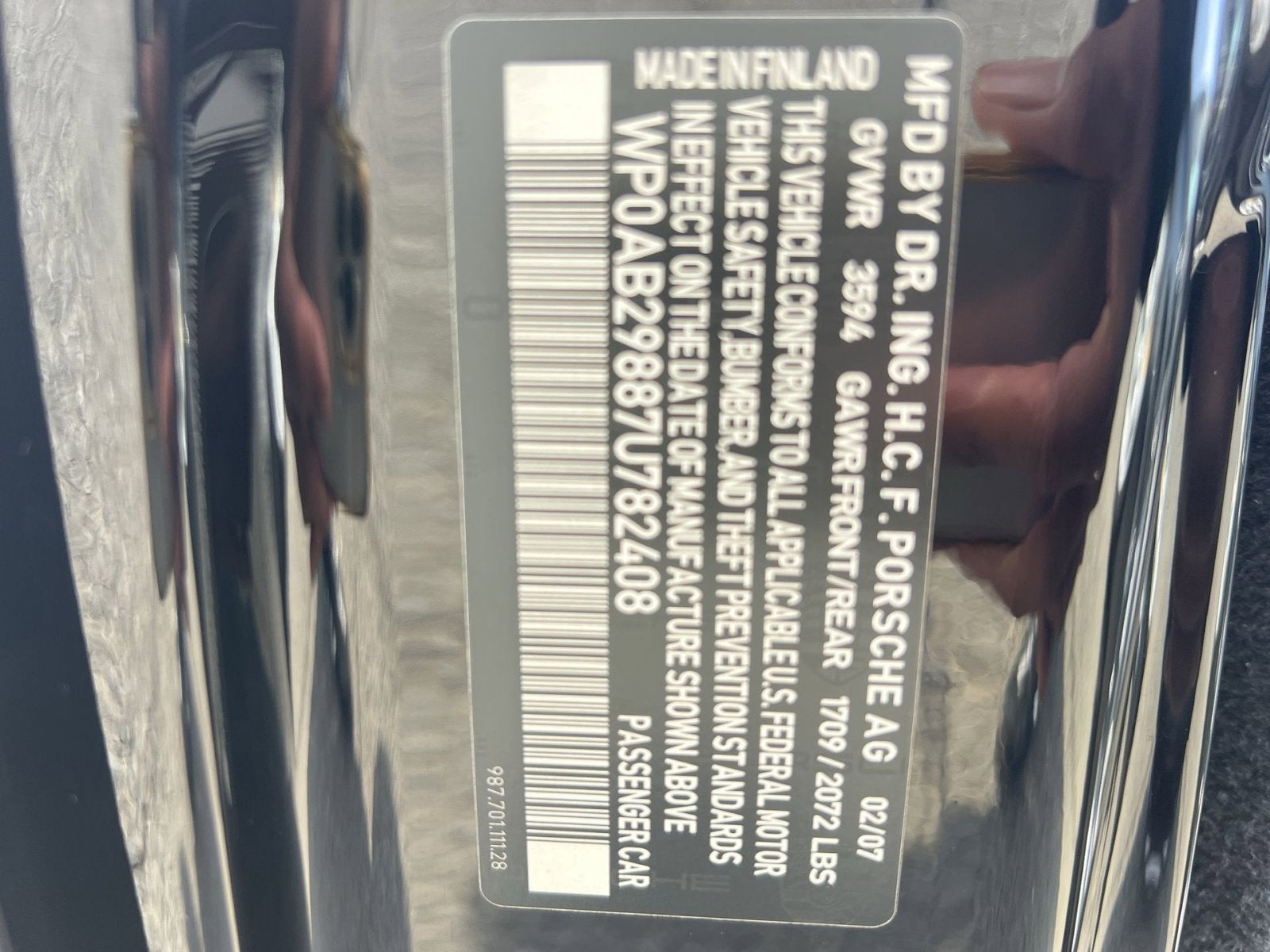 2007 Porsche Cayman S