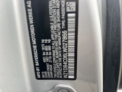 2020 Toyota Supra 3.0