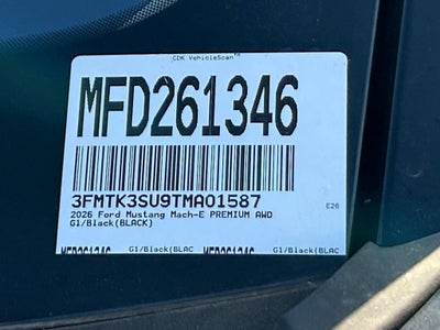 2026 Ford Mustang Mach-E Premium