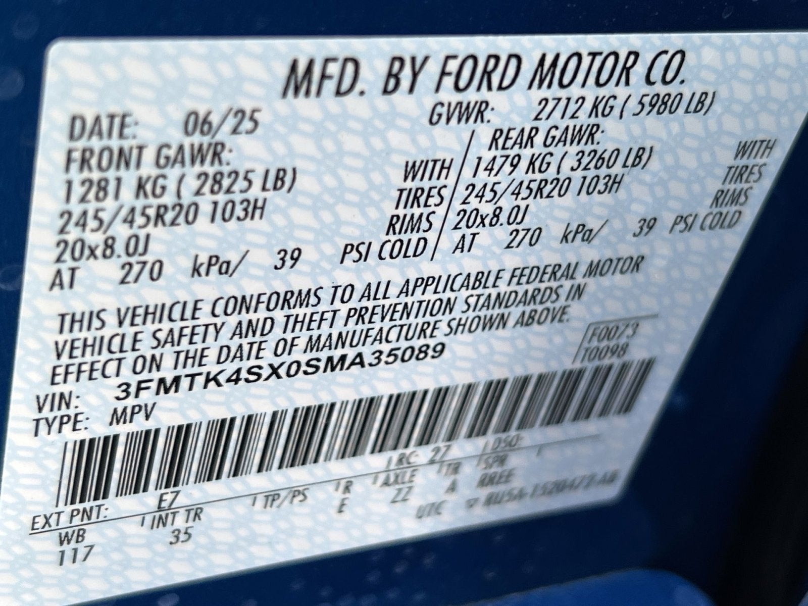 2025 Ford Mustang Mach-E GT