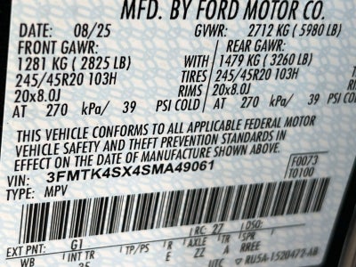 2025 Ford Mustang Mach-E GT