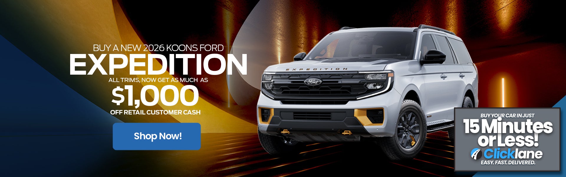 2026 Ford Expedition Rebate Offer