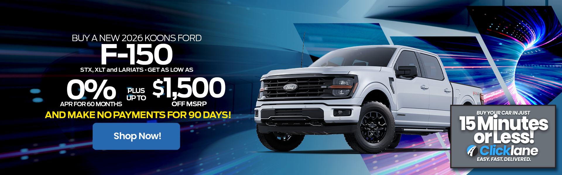 2026 Ford F150 APR Offer