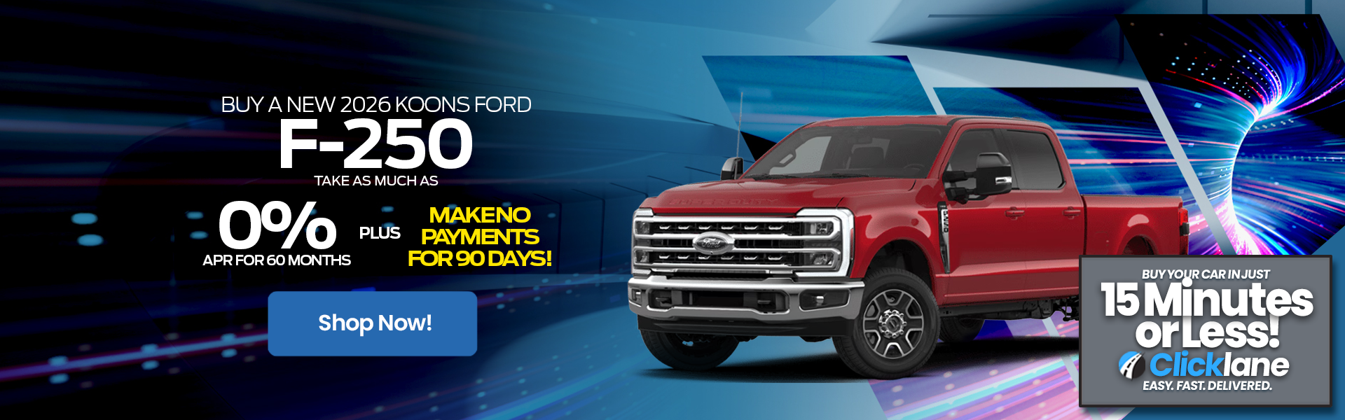 2026 Ford F250 Rebate Offer